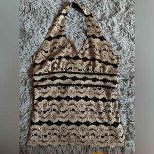NWT DressBarn Halter Top Large